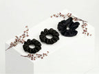Black Silk Scrunchie