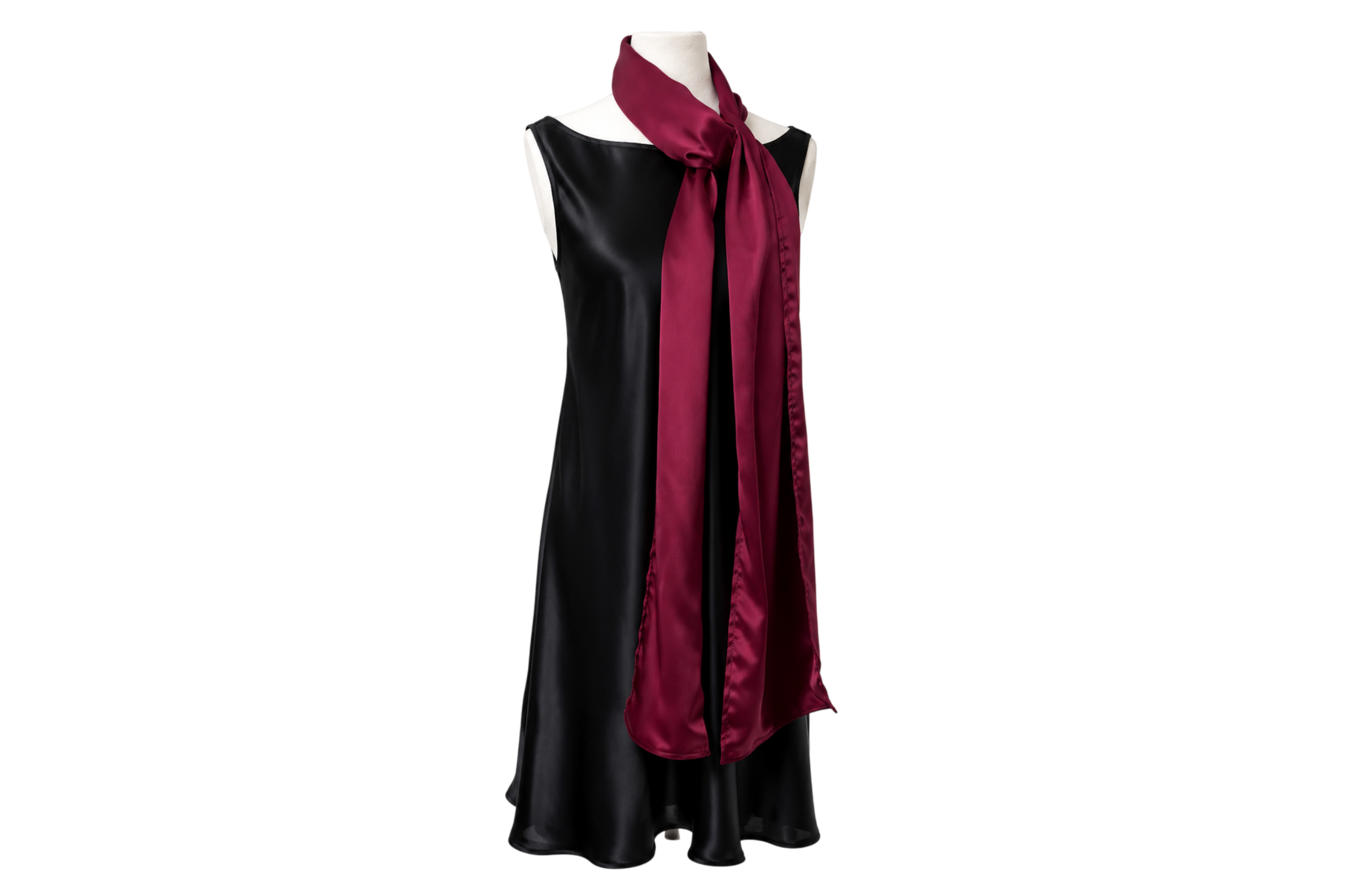 Black Silk Dress