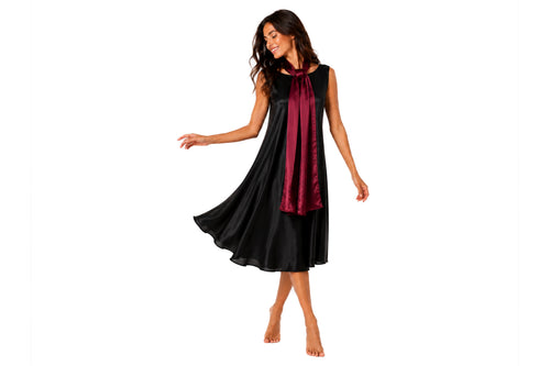 Black Silk Dress