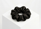Black Silk Scrunchie