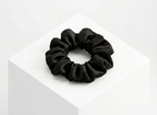 Black Silk Scrunchie